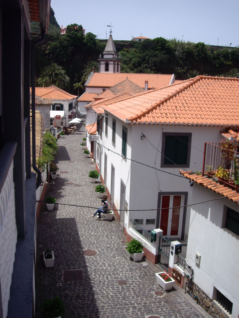 Vue sur la ville de São Vicente
