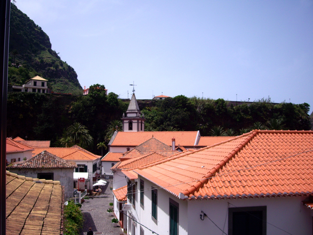 Vue sur la ville de São Vicente